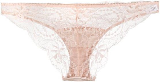 Fleur Of England Slip met kant Beige