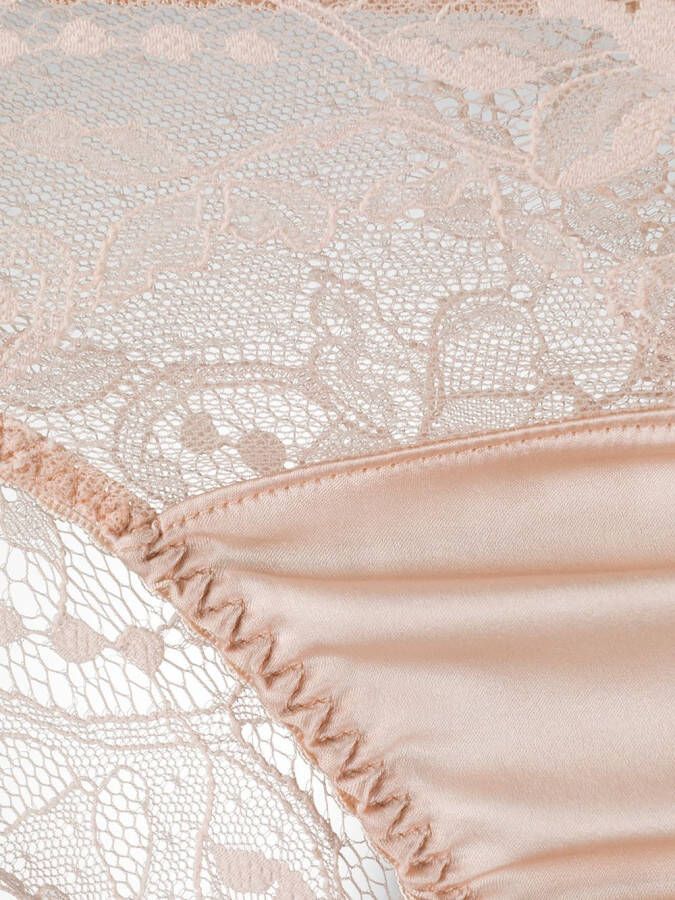 Fleur Of England Slip met kant Beige