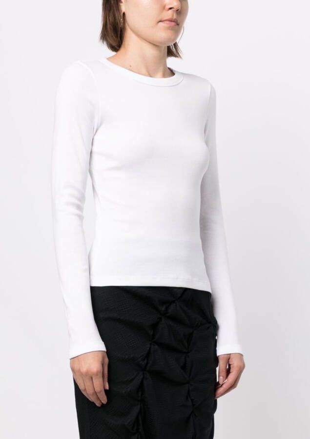 FLORE T-shirt met lange mouwen Wit