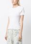 FLORE T-shirt van biologisch katoen Wit - Thumbnail 3
