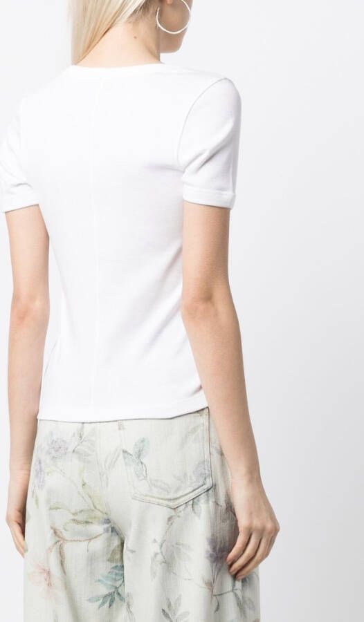 FLORE T-shirt van biologisch katoen Wit