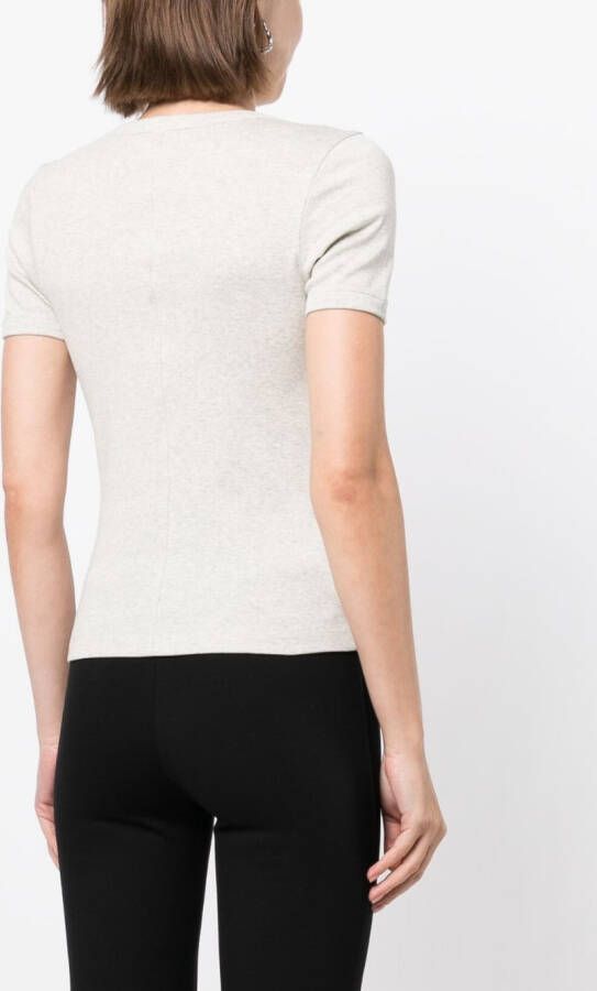 FLORE T-shirt met ronde hals Grijs