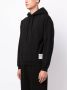 FOO AND FOO Hoodie met logopatch Zwart - Thumbnail 3