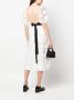 For Love And Lemons Midi-jurk met geborduurd hart Wit - Thumbnail 2