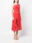 For Love And Lemons Midi-jurk met jacquard Rood - Thumbnail 3