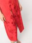 For Love And Lemons Midi-jurk met jacquard Rood - Thumbnail 5