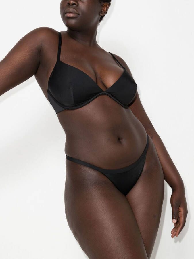 Form and Fold High waist bikinislip Zwart
