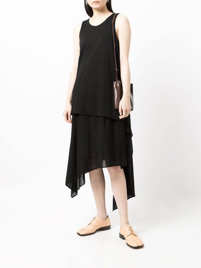 Forme D'expression Asymmetrische jurk Zwart