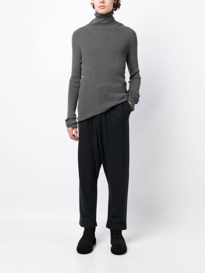 Forme D'expression Broek met verlaagd kruis Blauw
