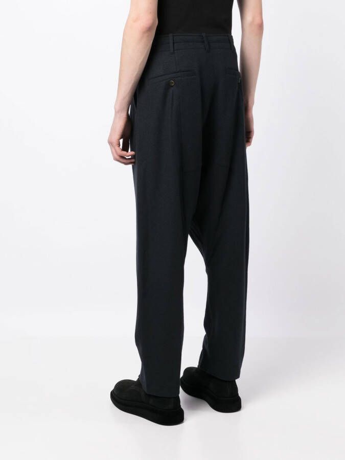 Forme D'expression Broek met verlaagd kruis Blauw
