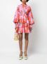 Forte Dei Marmi Couture Jurk met bloemenprint Roze - Thumbnail 2