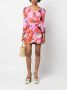Forte Dei Marmi Couture Jurk met bloemenprint Roze - Thumbnail 2