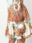 Forte Dei Marmi Couture Jurk met paisley-print Blauw - Thumbnail 5