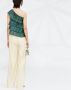 Forte Asymmetrische blouse Blauw - Thumbnail 4