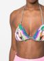 Forte Bikinitop met regenboogprint Blauw - Thumbnail 5