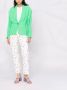 Forte Blazer met enkele rij knopen Groen - Thumbnail 2