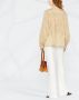 Forte Blouse met abstracte print Beige - Thumbnail 4