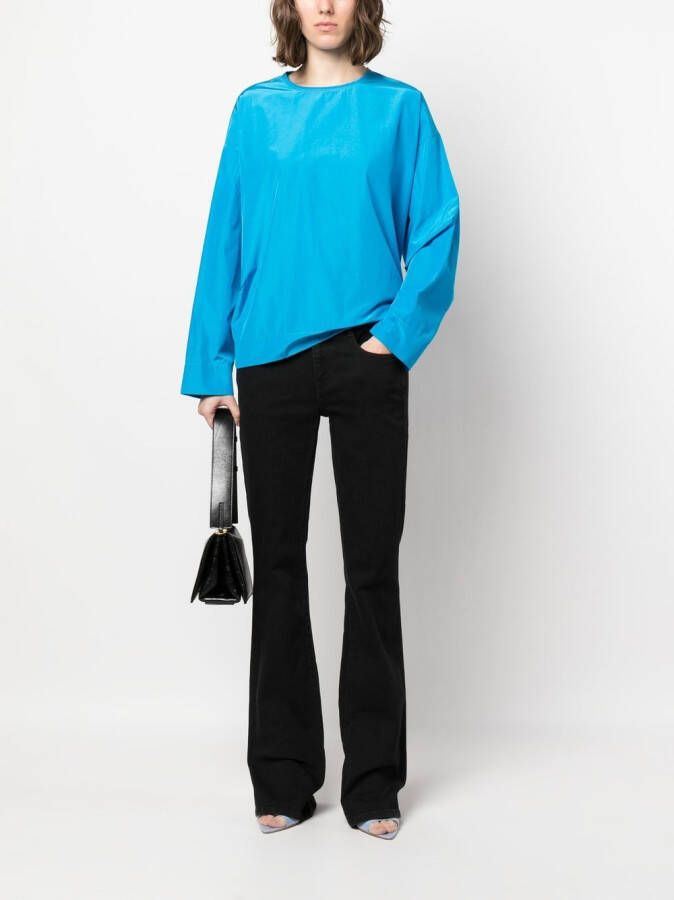 Forte Boxy blouse Blauw