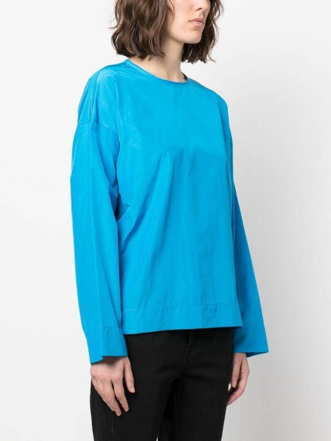 Forte Boxy blouse Blauw