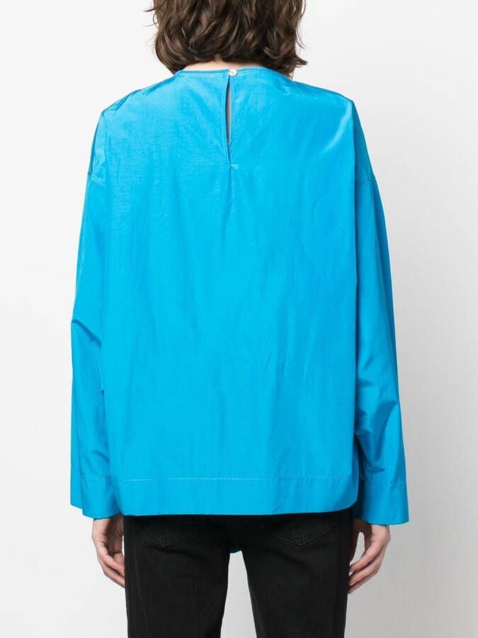 Forte Boxy blouse Blauw