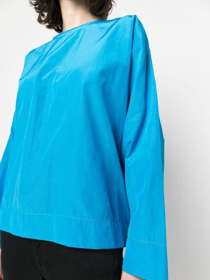 Forte Boxy blouse Blauw