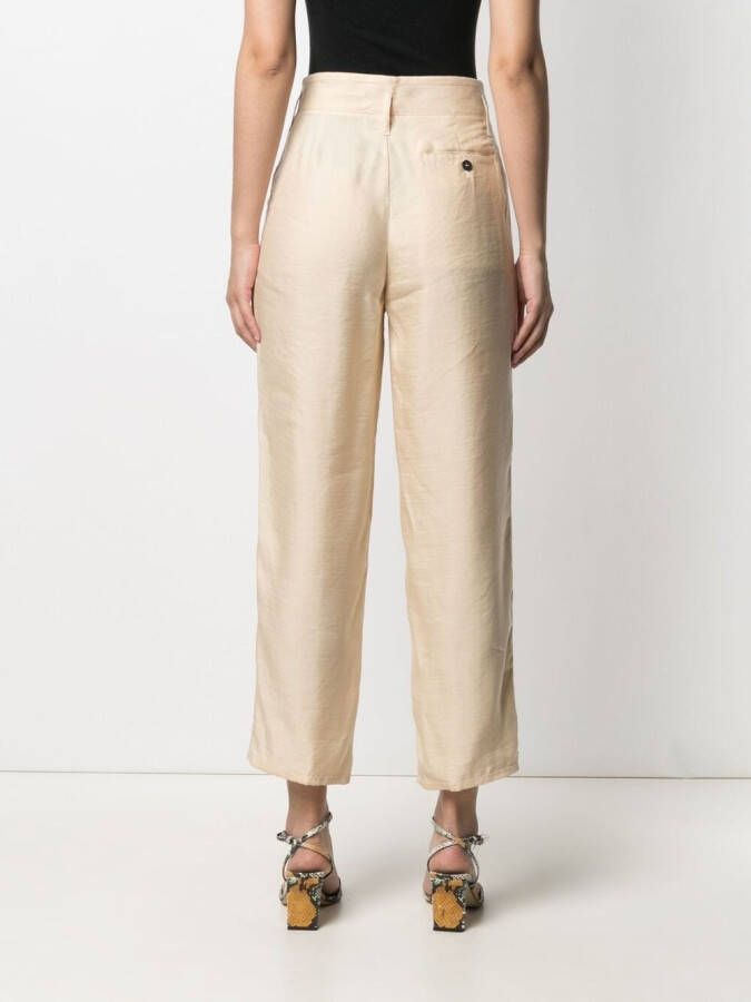 Forte Broek met verborgen voorkant Beige