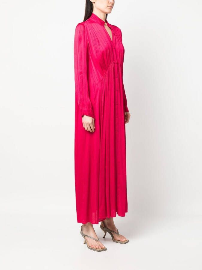 Forte Geplooide jurk Roze