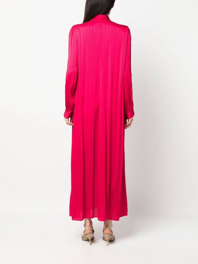 Forte Geplooide jurk Roze