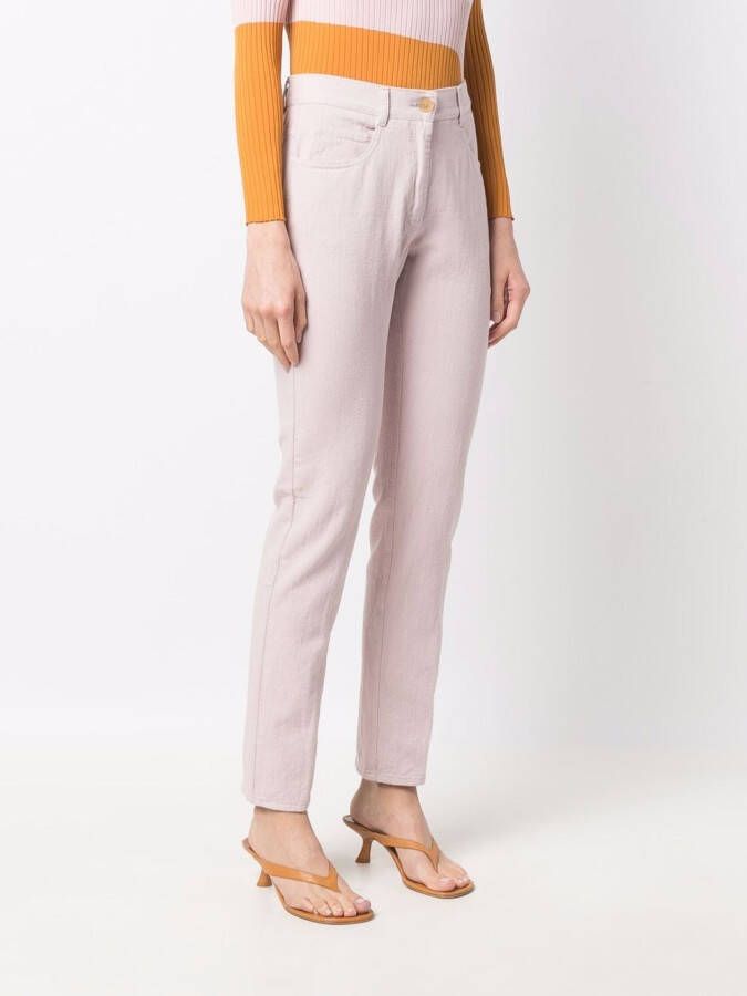 Forte High waist broek Roze
