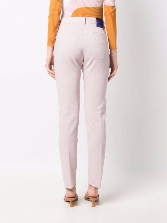 Forte High waist broek Roze