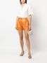Forte Leren shorts Oranje - Thumbnail 2