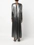 Forte Maxi-jurk met metallic-effect Zilver - Thumbnail 4