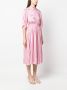 Forte Midi-jurk met uitgesneden detail Roze - Thumbnail 3