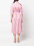 Forte Midi-jurk met uitgesneden detail Roze - Thumbnail 4