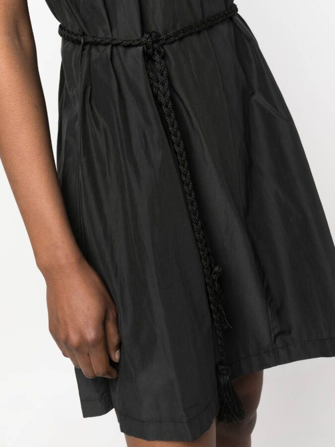 Forte Mini-jurk met ceintuur Zwart
