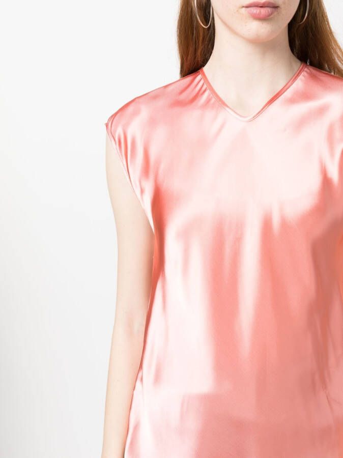 Forte Mouwloze blouse Roze