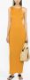 Forte Asymmetrische jurk Oranje - Thumbnail 4