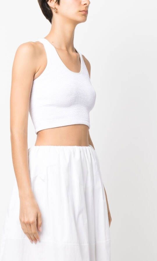 Forte Cropped tanktop Wit