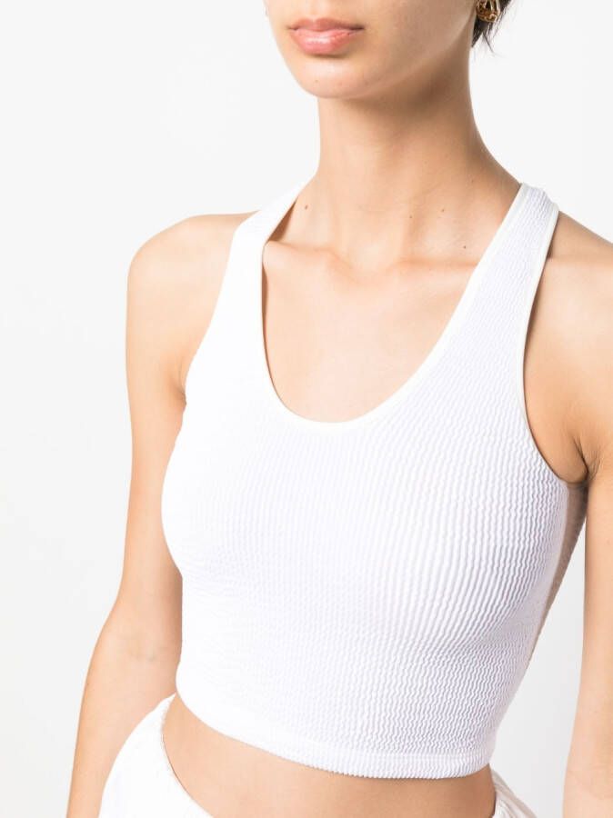 Forte Cropped tanktop Wit
