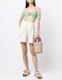 Forte Shorts met geplooid detail Geel - Thumbnail 2