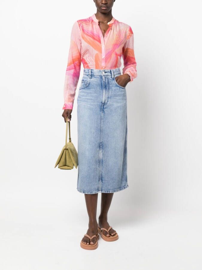 Forte Blouse met print Roze