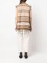 Fortela Gilet met verticale streep Bruin - Thumbnail 4