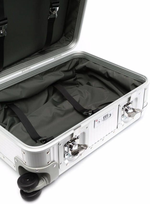 FPM Milano Bank S Spinner 53 koffer met studs Zilver