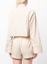 FRAME Blouse met klassieke kraag Beige - Thumbnail 4