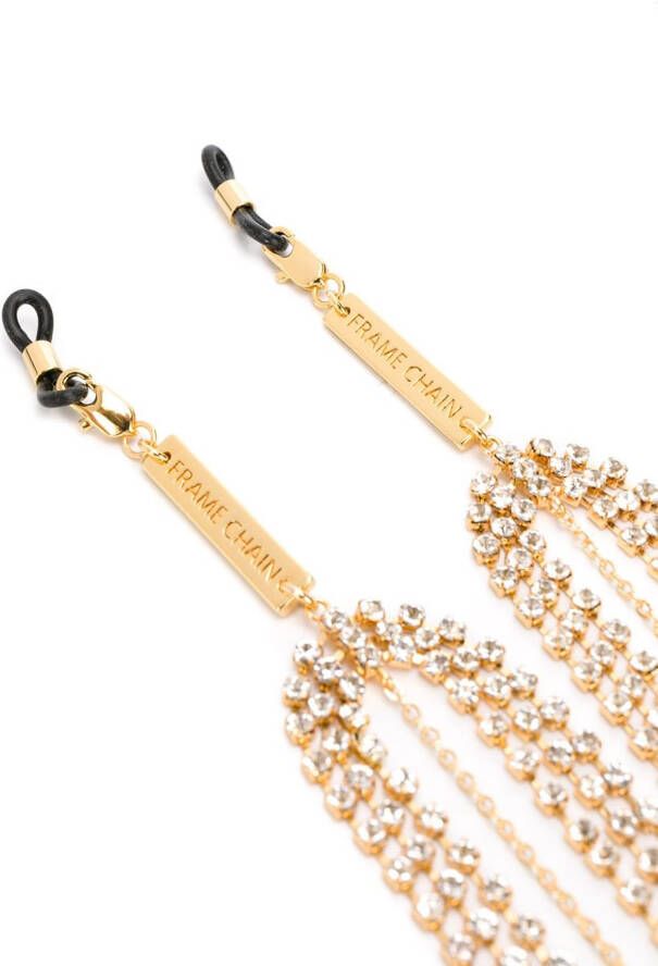 Frame Chain Verfraaid zonnebrilkoord Goud