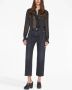 FRAME Cropped jeans Blauw - Thumbnail 2