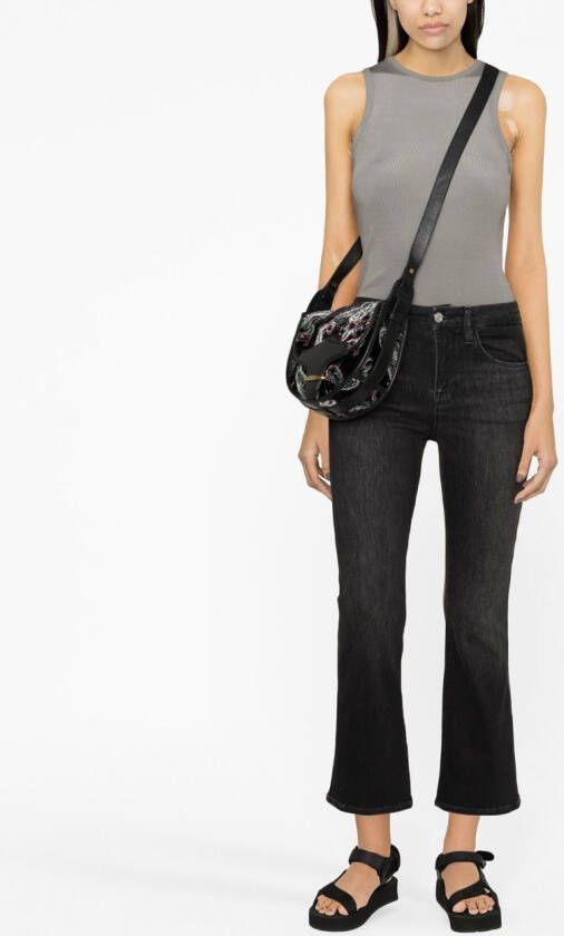 FRAME Cropped jeans Grijs