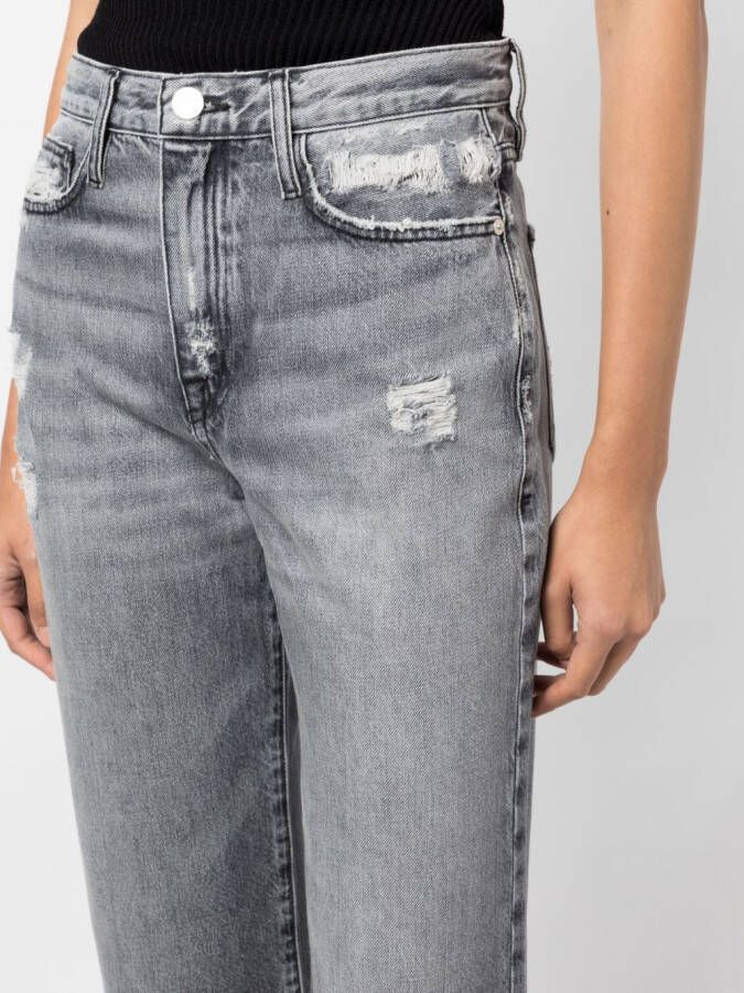 FRAME Cropped jeans Grijs