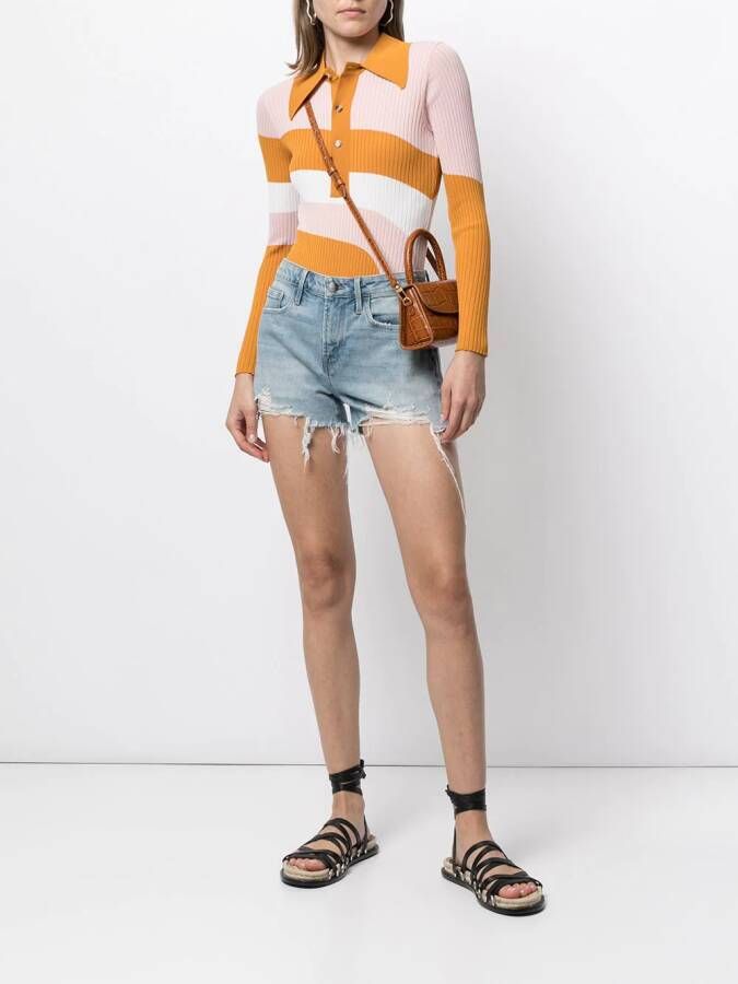 FRAME Denim shorts Blauw