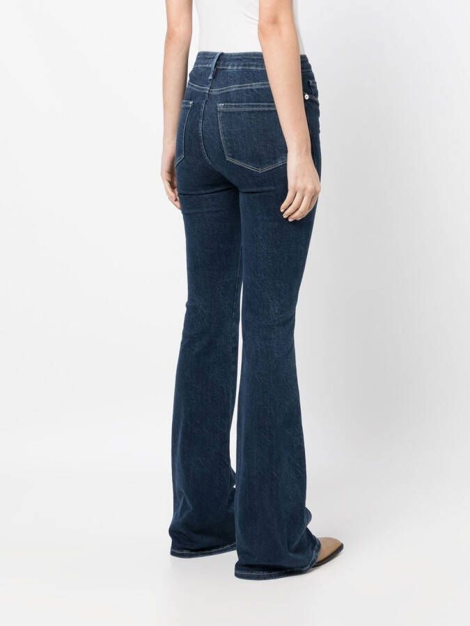 FRAME Flared broek Blauw